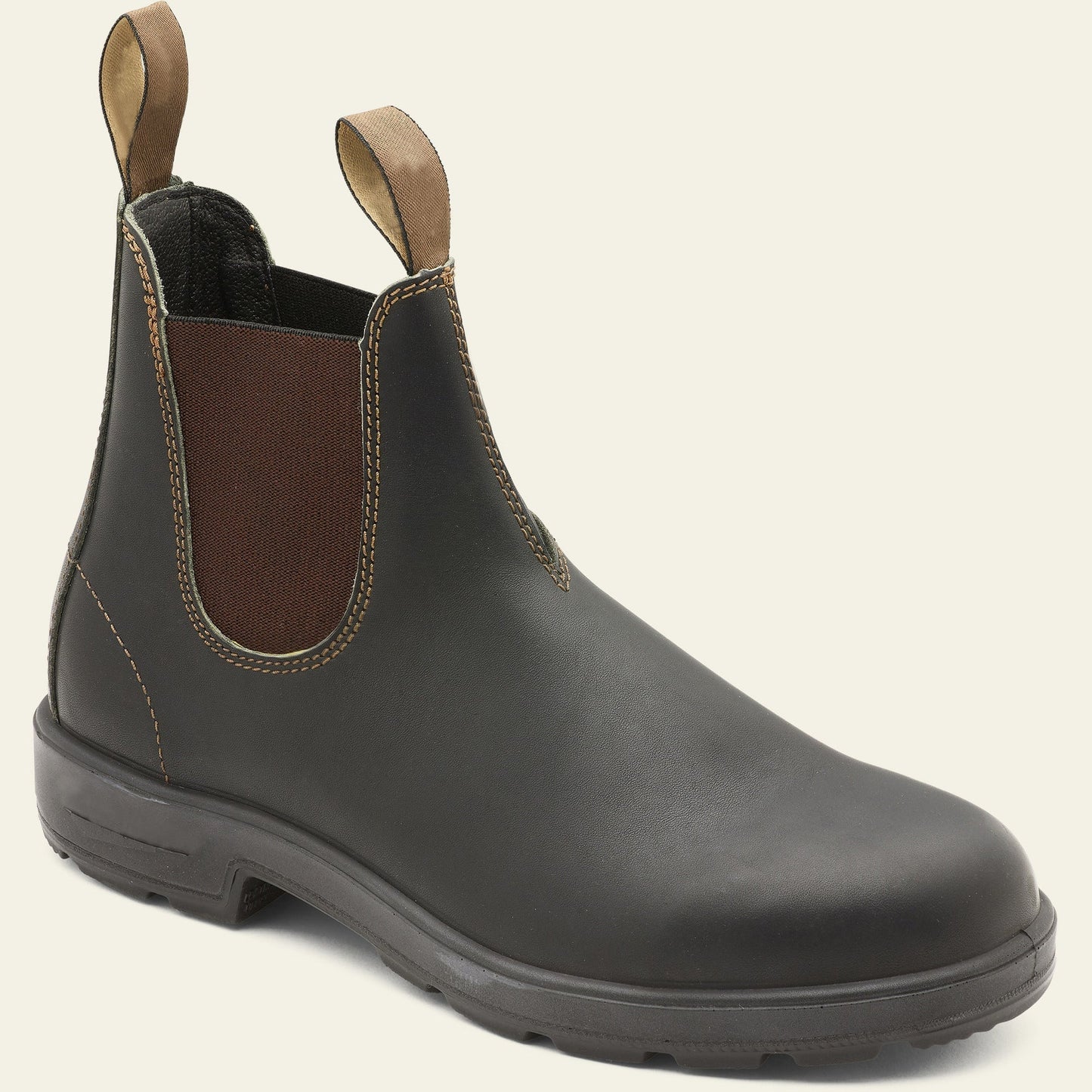 Women's Chelsea Slip-On Boots with Rugged Sole
