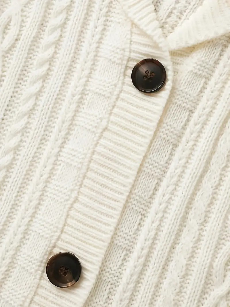 Women's Cardigan with Shawl Collar