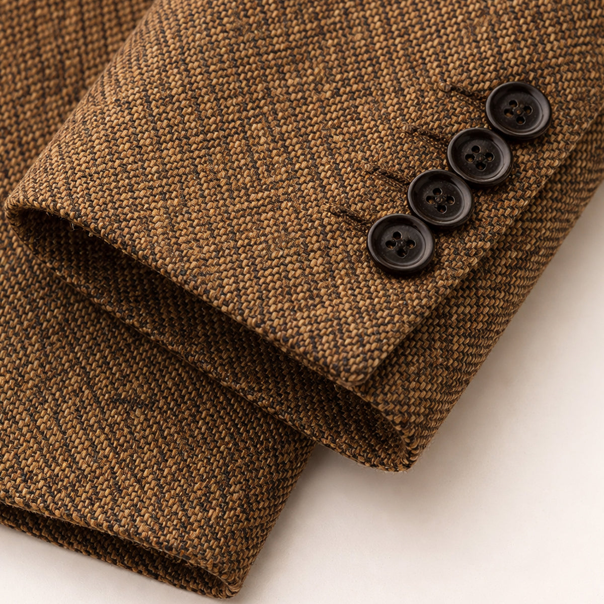 Men's Classic Herringbone Tweed Blazer Wedding Guest