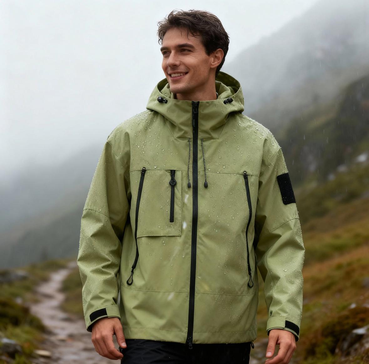 Men’s Waterproof Hooded Outdoor Jacket