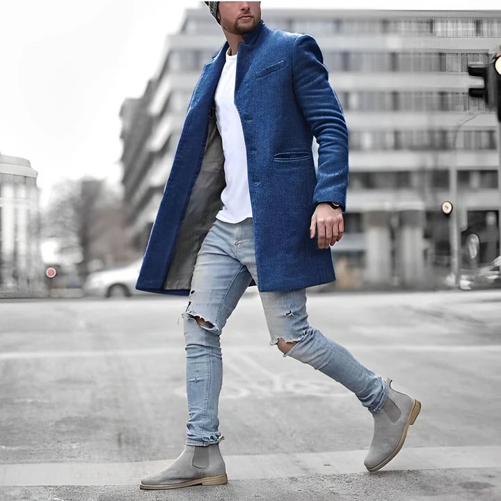 Men’s Wool Mid-Length City Coat