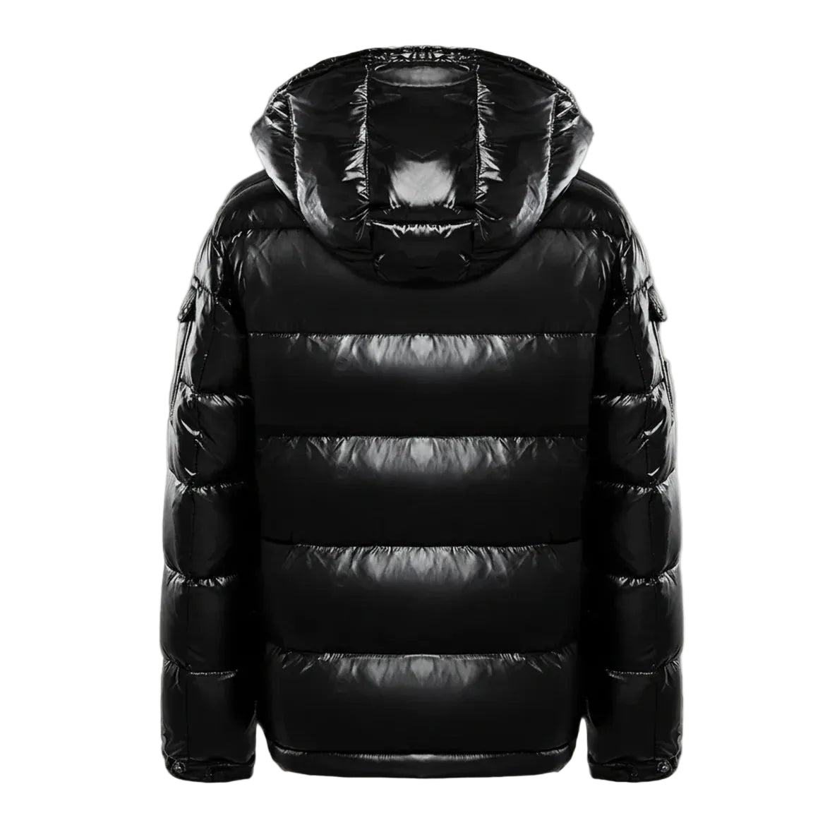 Men’s Glossy Hooded Puffer Jacket