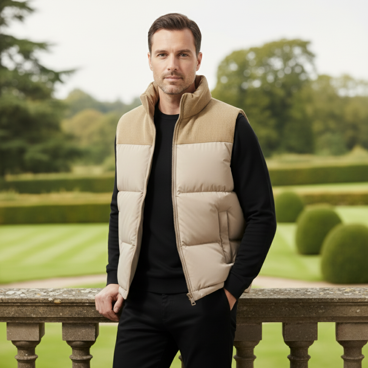 Men's Stylish Quilted Puffer Vest