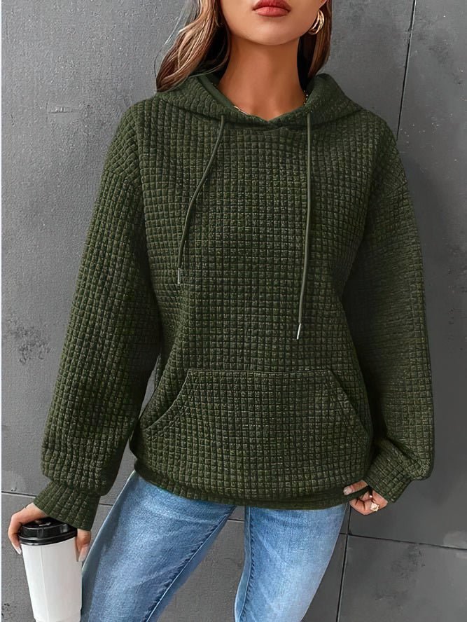 Women’s Cozy Waffle Knit Hoodie