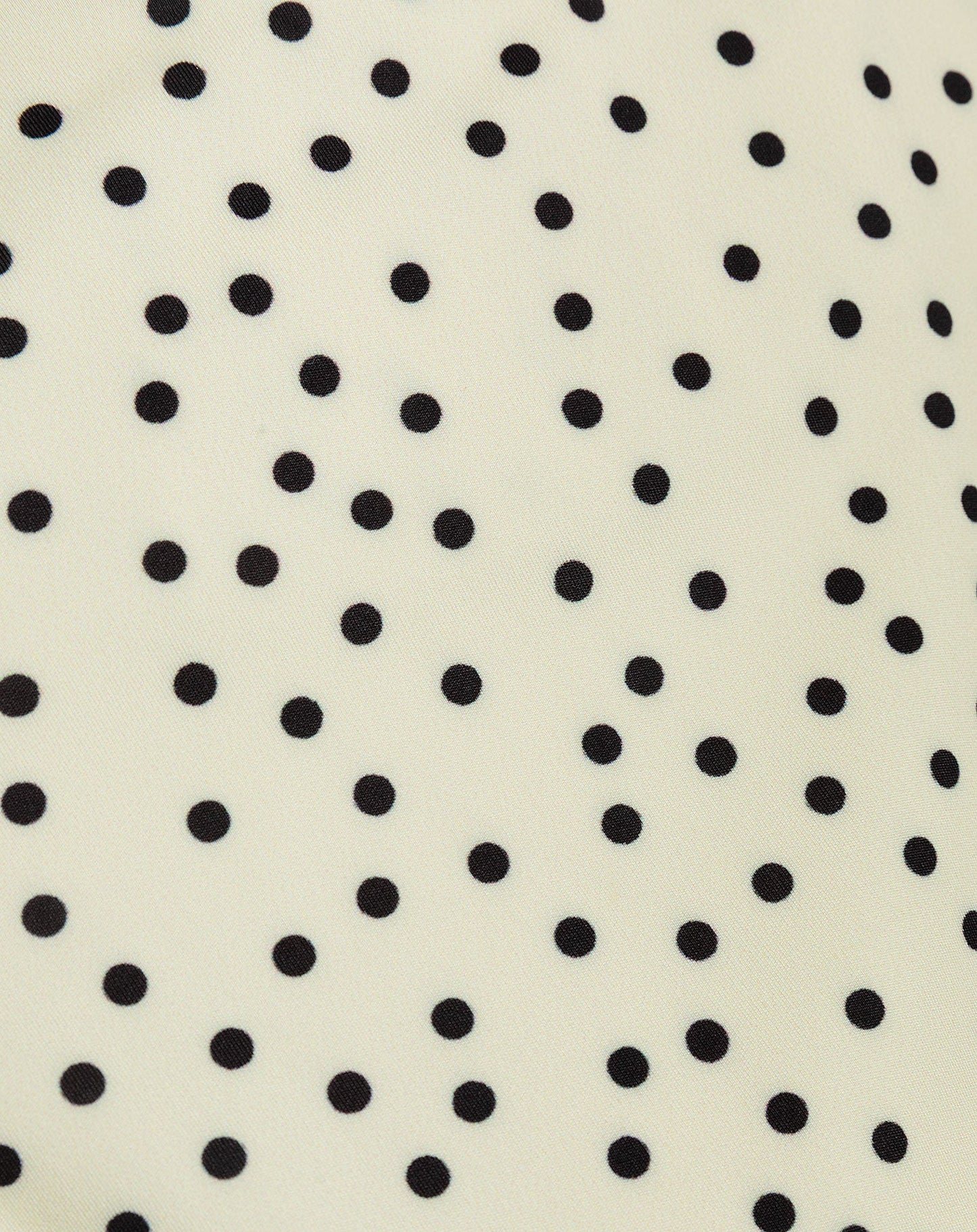 Women's Polka Dot Asymmetric Top Butter Yellow