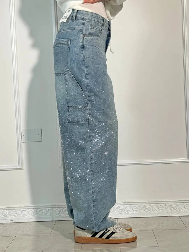 Women’s Shimmer Balloon Carpenter Jeans