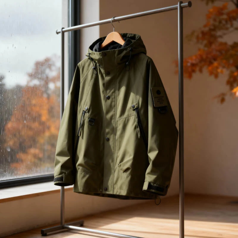 Boone | Men's Jacket Waterproof Softshell Adjustable Hood Windproof Technical Warm Functional Outdoor Everyday Autumn Winter