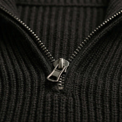 Hamish | Men's Merino Wool Sweater Half-Zip Pullover Premium Soft Warm Durable Smart Casual Everyday Layering Autumn Winter