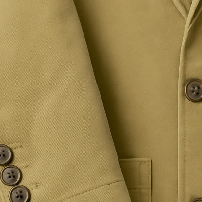 Arturo | Men's Jacket Cotton Blazer-Style Windbreaker Pockets Structured Lightweight Smart Casual Everyday Autumn Layering