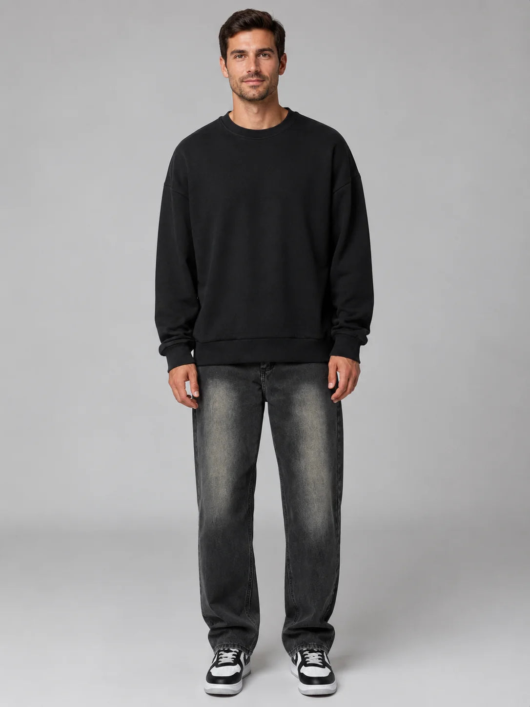 Beckett | Men's Jeans Relaxed Fit Straight Leg Vintage Washed Denim Casual Everyday Durable Comfortable Versatile Autumn Winter
