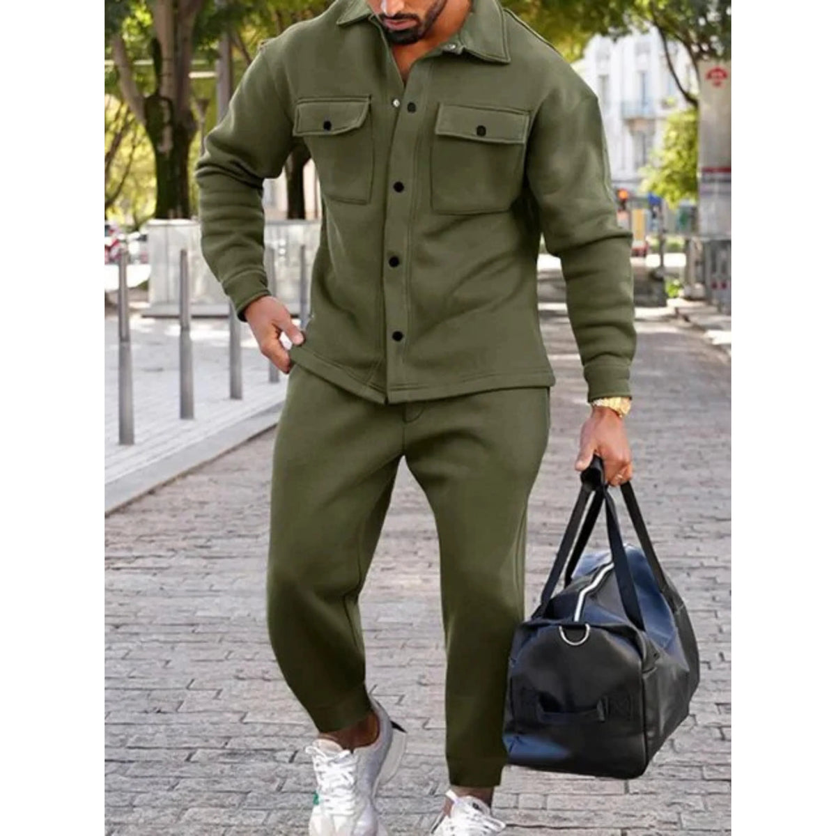 Bode | Men's Co-ord Set Athleisure Breathable Two-Piece Relaxed Comfortable Versatile Casual Everyday Sporty Coordinated Autumn