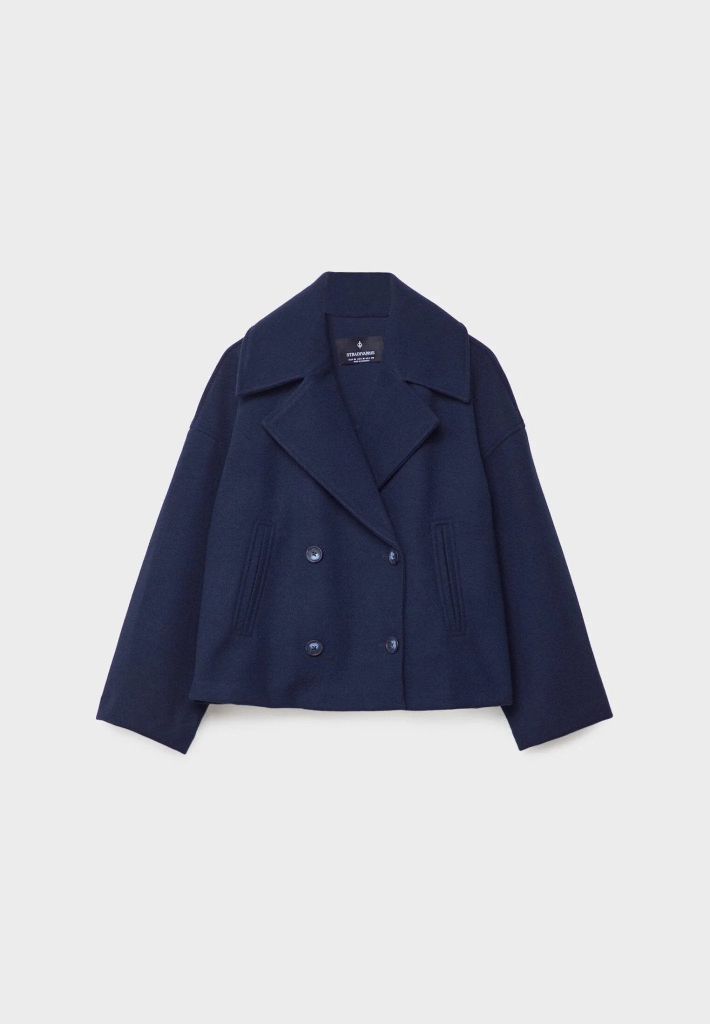 Madison | Women's Jacket Double-Breasted Tailored Structured Buttoned Smart Chic Occasion Office Everyday Autumn Winter Layering