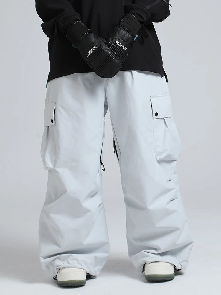Barrett | Men's Snow Trousers Baggy Freestyle Durable Relaxed Fit Waterproof Insulated Warm Technical Outdoor Winter Snowboard