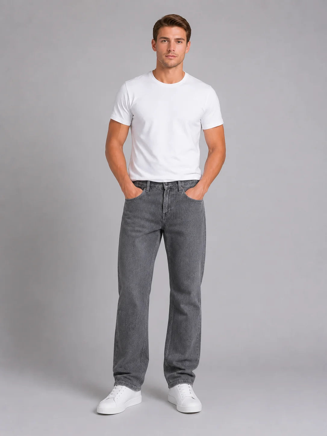 Beckham | Men's Jeans Straight Leg Classic Regular Fit Denim Casual Everyday Durable Comfortable Versatile Timeless Smart Casual