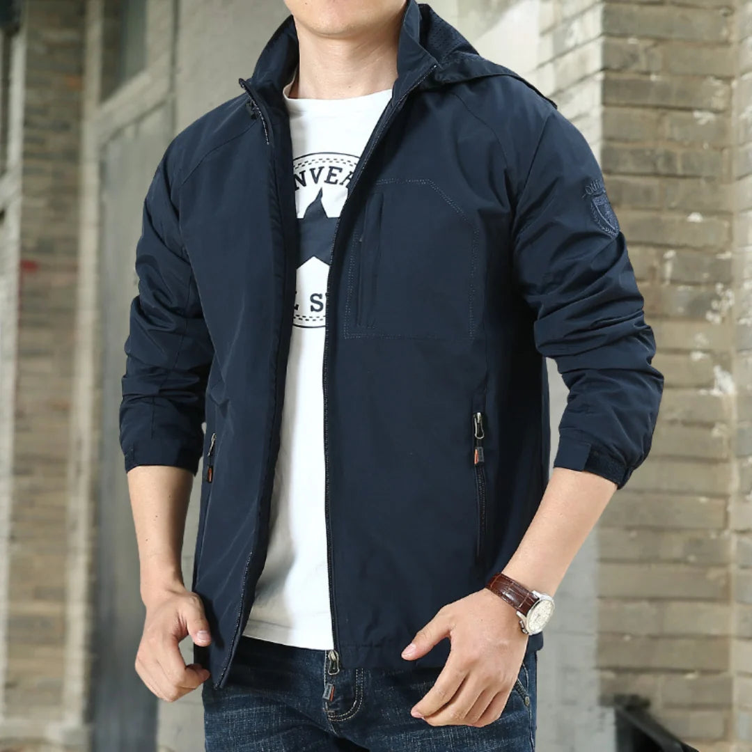 Aidan | Men's Jacket Lightweight Transitional Structured Casual Everyday Layering Autumn Versatile Refined Clean Modern Practical