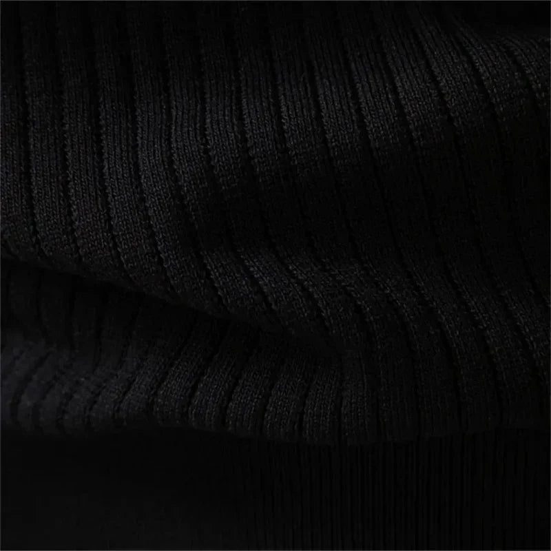 Percival | Men's Henley Sweater Ribbed Knit Textured Soft Warm Refined Smart Casual Everyday Layering Autumn Winter Knitwear Cosy