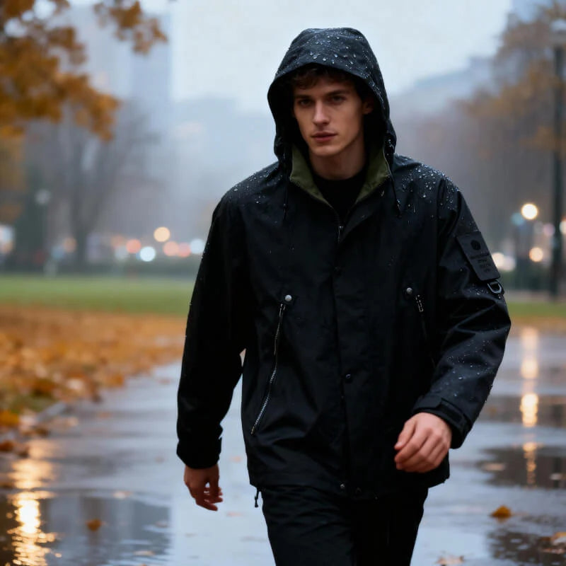 Boone | Men's Jacket Waterproof Softshell Adjustable Hood Windproof Technical Warm Functional Outdoor Everyday Autumn Winter