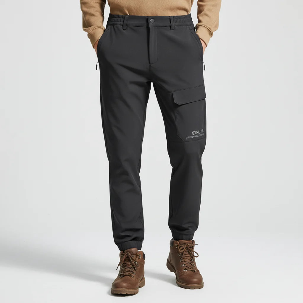 Braden | Men's Cargo Trousers Waterproof Fleece-Lined Windproof Warm Insulated Durable Outdoor Functional Technical Everyday
