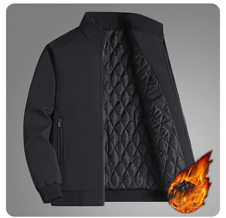 Seamus | Men's Waterproof Jacket Lightweight Rain Water-Resistant Hooded Functional Outdoor Windproof Casual Everyday Autumn