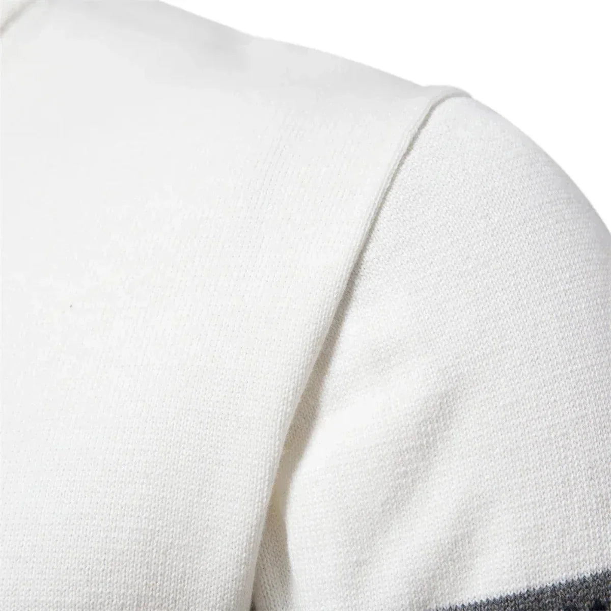 Apollo | Men's Sweater Quarter-Zip Cotton Fair Isle Knit Patterned Soft Warm Cosy Smart Casual Everyday Layering Autumn Winter