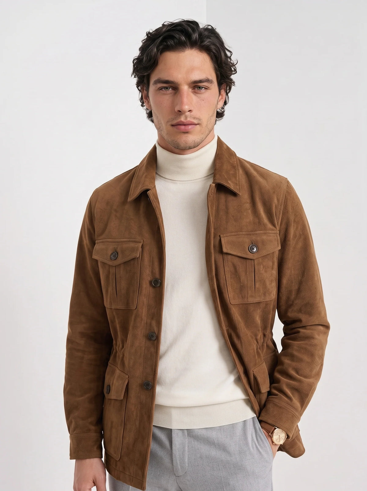 Banks | Men's Jacket Italian Slim Fit Hunting Structured Tailored Refined Smart Casual Everyday Layering Autumn Winter Outerwear