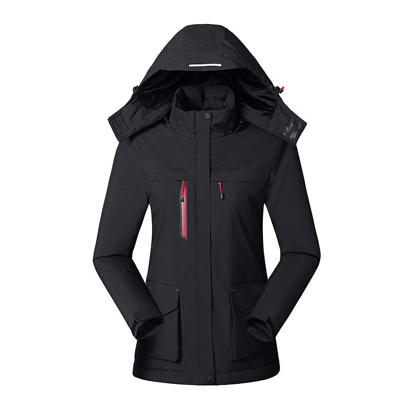 Sarai | Women's Heated Jacket USB Fleece-Lined Winter Warm Insulated Padded Functional Casual Everyday Outdoor Autumn Winter