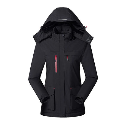 Sarai | Women's Heated Jacket USB Fleece-Lined Winter Warm Insulated Padded Functional Casual Everyday Outdoor Autumn Winter