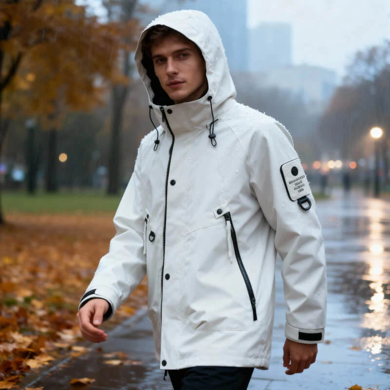 Boone | Men's Jacket Waterproof Softshell Adjustable Hood Windproof Technical Warm Functional Outdoor Everyday Autumn Winter