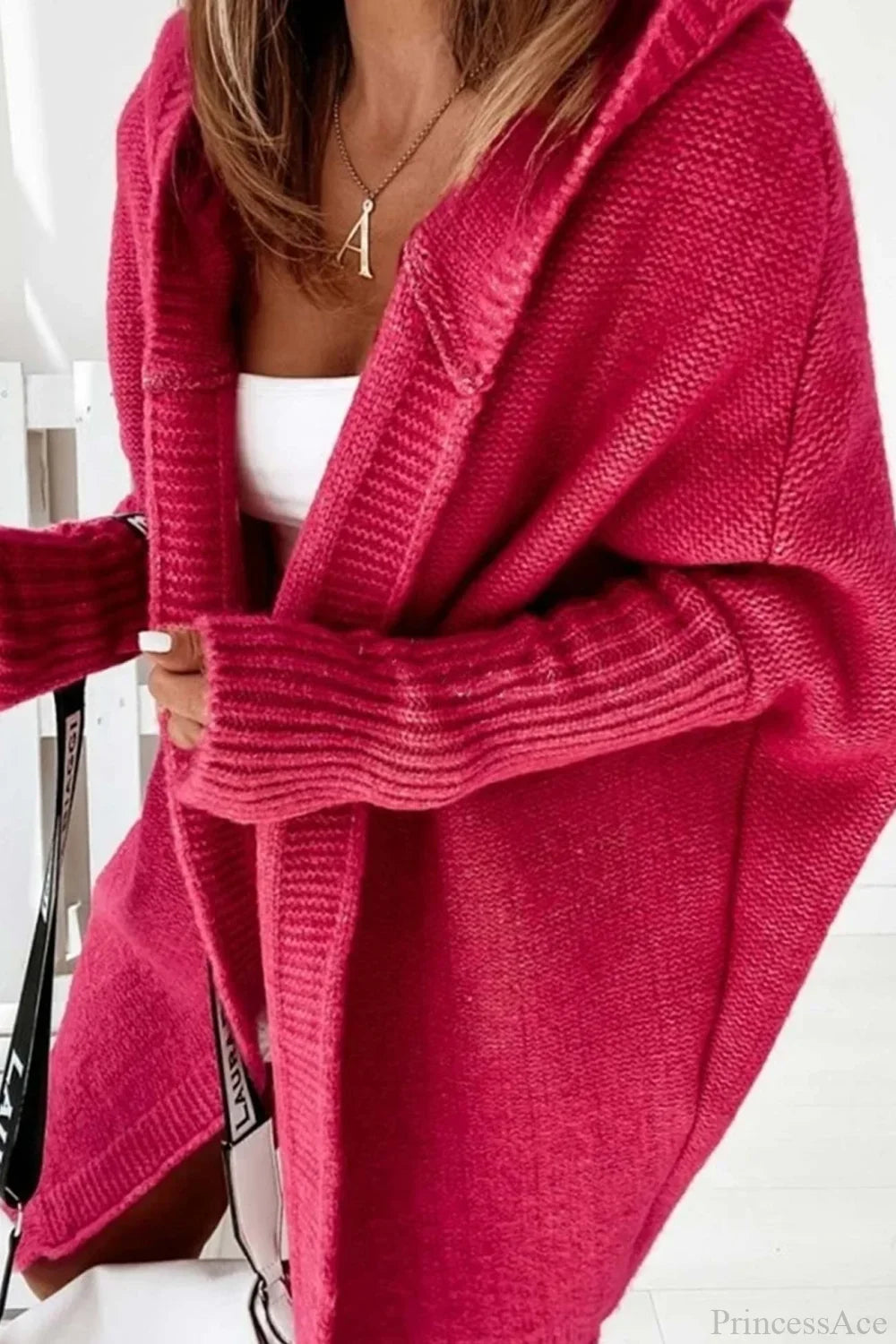 Karina | Women's Cardigan Colour Block Knit Lapel Collar Mid-Length Slim Fit Soft Cosy Layering Chic Casual Everyday Autumn Winter