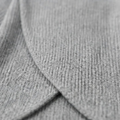 Mckenna | Women's Sweater Ribbed Asymmetrical Slit Hem Knit Fitted Soft Warm Layering Chic Feminine Casual Everyday Autumn Winter