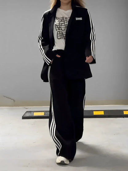 Mariana | Women's Co-ord Set Sporty Tailored Oversized Blazer Trousers Two-Piece Structured Smart Casual Coordinated Chic Autumn