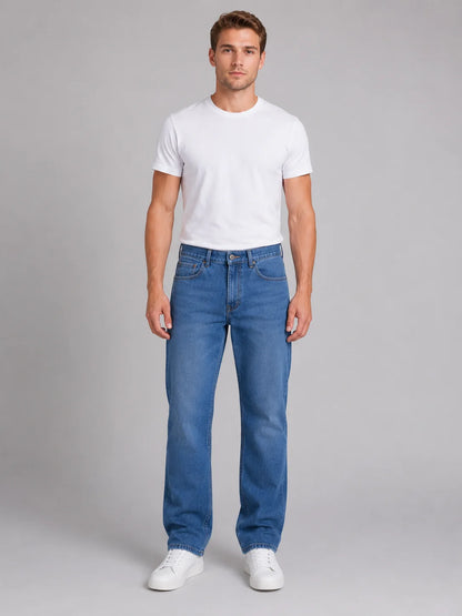 Beckham | Men's Jeans Straight Leg Classic Regular Fit Denim Casual Everyday Durable Comfortable Versatile Timeless Smart Casual