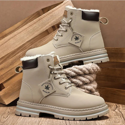 Arjun | Men's Snow Boots Cosy Fur-Lined Insulated Warm Grippy Sole Durable Winter Casual Everyday Outdoor Weather-Resistant