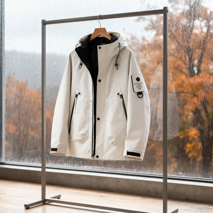 Boone | Men's Jacket Waterproof Softshell Adjustable Hood Windproof Technical Warm Functional Outdoor Everyday Autumn Winter