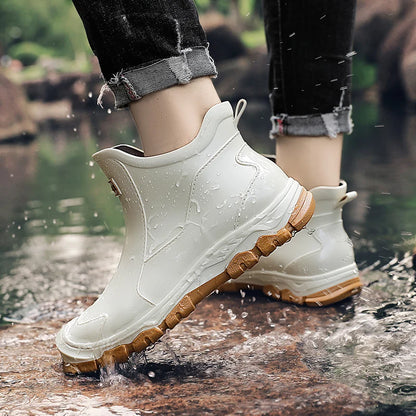 Valentine | Men's Rain Boots Waterproof Slip-On Non-Slip Durable Sole Outdoor Functional Casual Everyday Autumn Winter