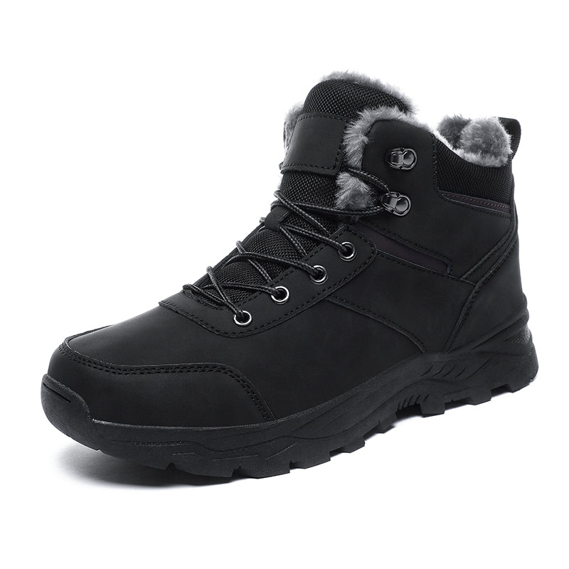 Nicolas | Men's Boots Waterproof Leather Winter Insulated Warm Grippy Sole Durable Rugged Casual Everyday Outdoor Autumn Winter
