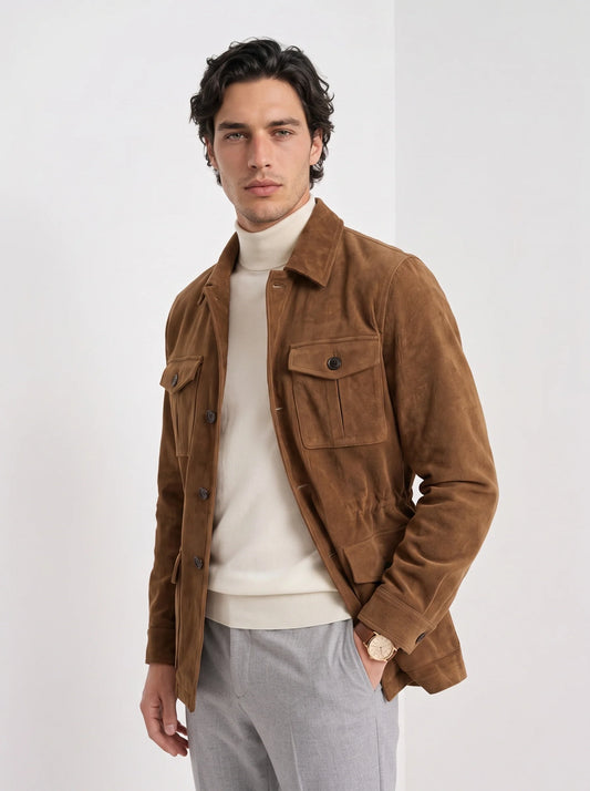 Banks | Men's Jacket Italian Slim Fit Hunting Structured Tailored Refined Smart Casual Everyday Layering Autumn Winter Outerwear