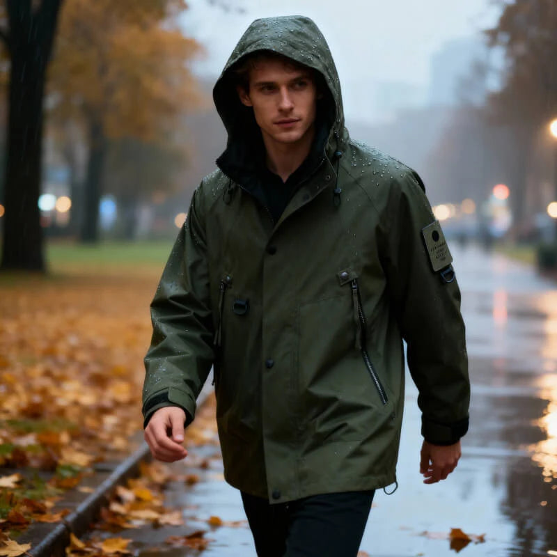 Boone | Men's Jacket Waterproof Softshell Adjustable Hood Windproof Technical Warm Functional Outdoor Everyday Autumn Winter