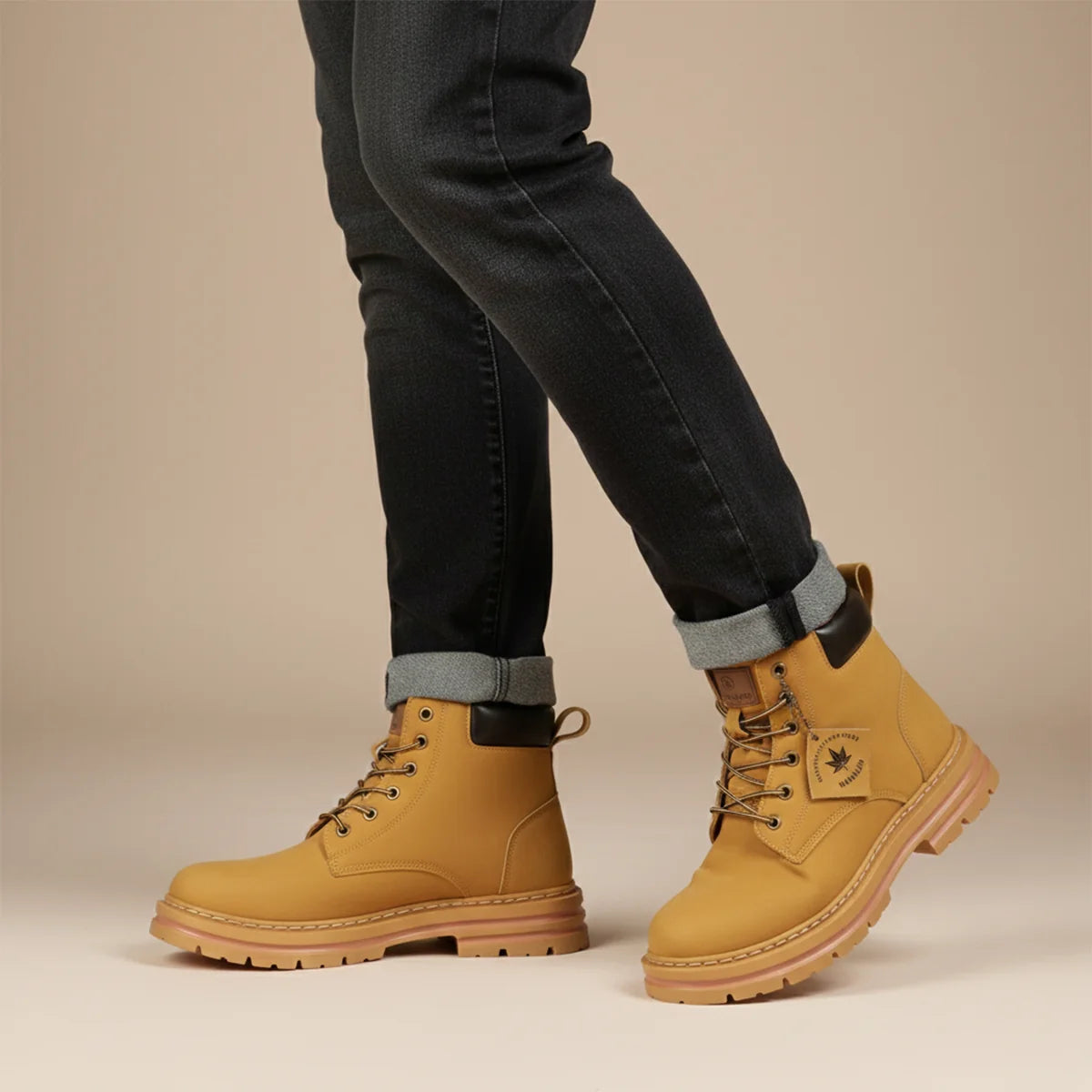 Arjun | Men's Snow Boots Cosy Fur-Lined Insulated Warm Grippy Sole Durable Winter Casual Everyday Outdoor Weather-Resistant