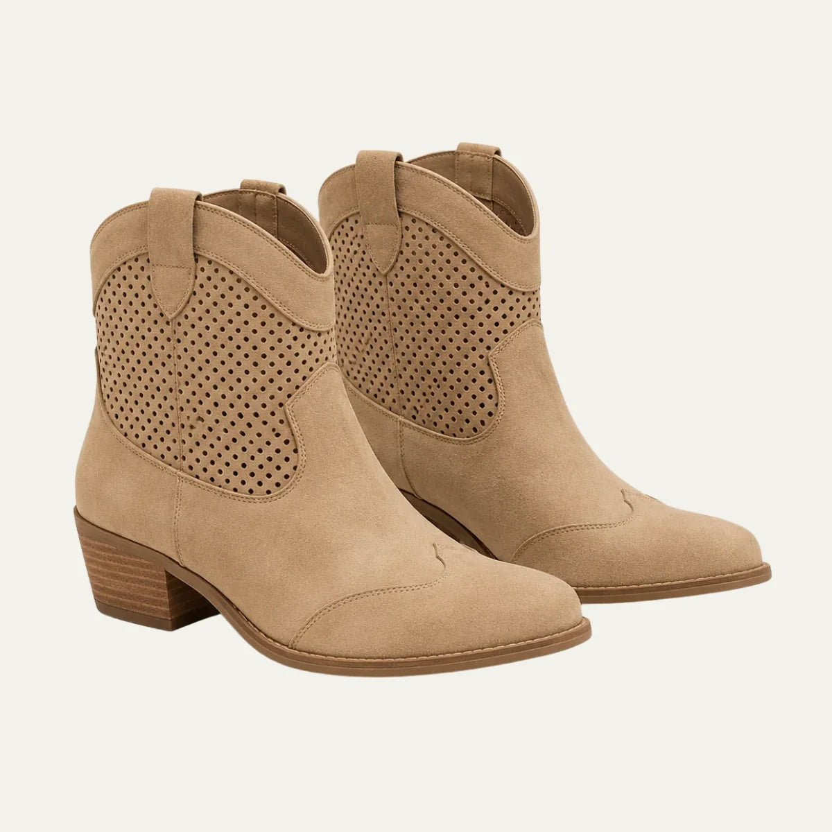 Marisol | Women's Ankle Boots Cowboy Block Heel Western Pointed Structured Statement Chic Casual Everyday Autumn Winter Footwear