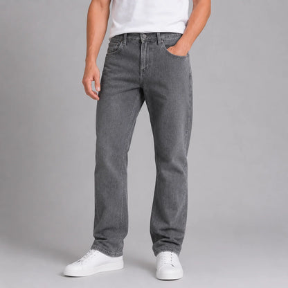 Lewis | Men's Jeans Straight Leg Regular Fit Denim Casual Everyday Durable Comfortable Versatile Timeless Classic Smart Casual