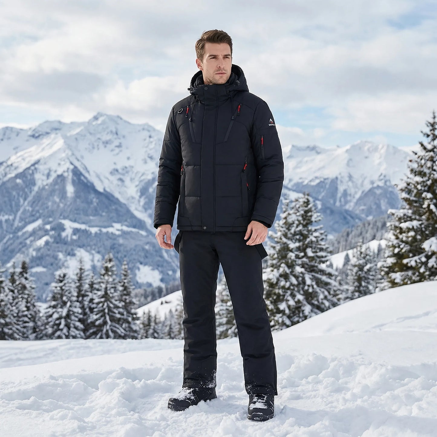 Brantley | Men's Co-ord Set Ski Suit Two-Piece Waterproof Insulated Warm Technical Outdoor Snow Winter Functional Coordinated