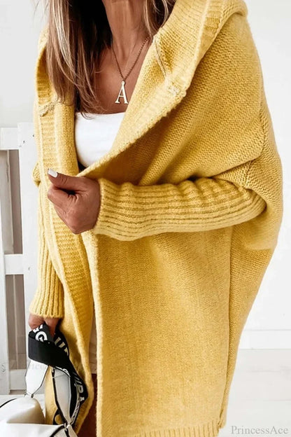 Karina | Women's Cardigan Colour Block Knit Lapel Collar Mid-Length Slim Fit Soft Cosy Layering Chic Casual Everyday Autumn Winter