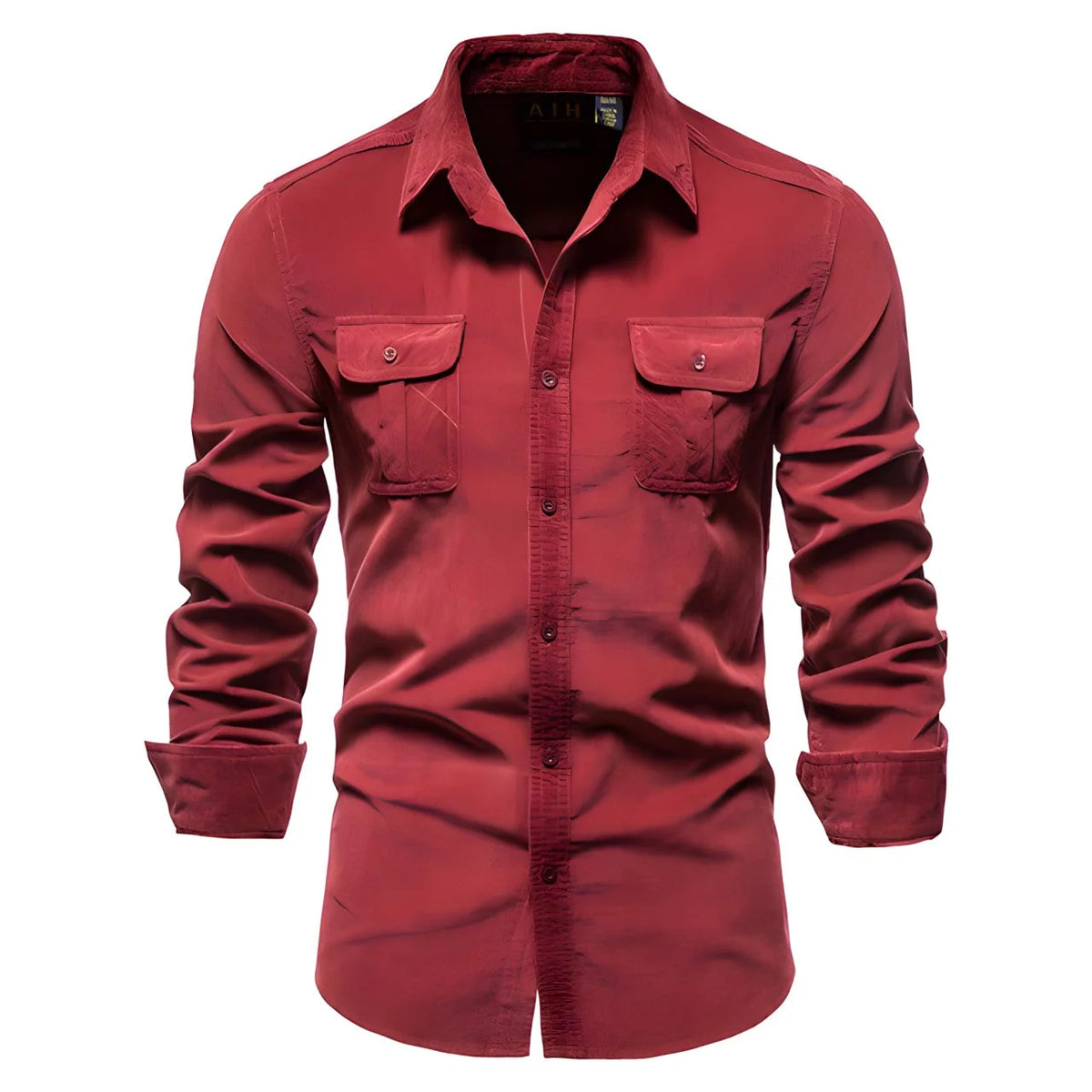 Alessandro | Men's Shirt Casual Button Front Structured Refined Smart Casual Everyday Autumn Layering Versatile Clean Modern