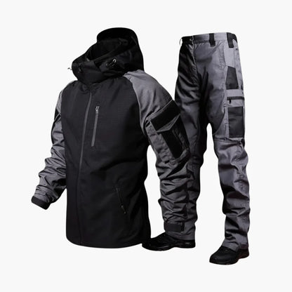Brady | Men's Co-ord Set Outdoor High Collar Zip Jacket Trousers Two-Piece Insulated Warm Technical Functional Snow Winter