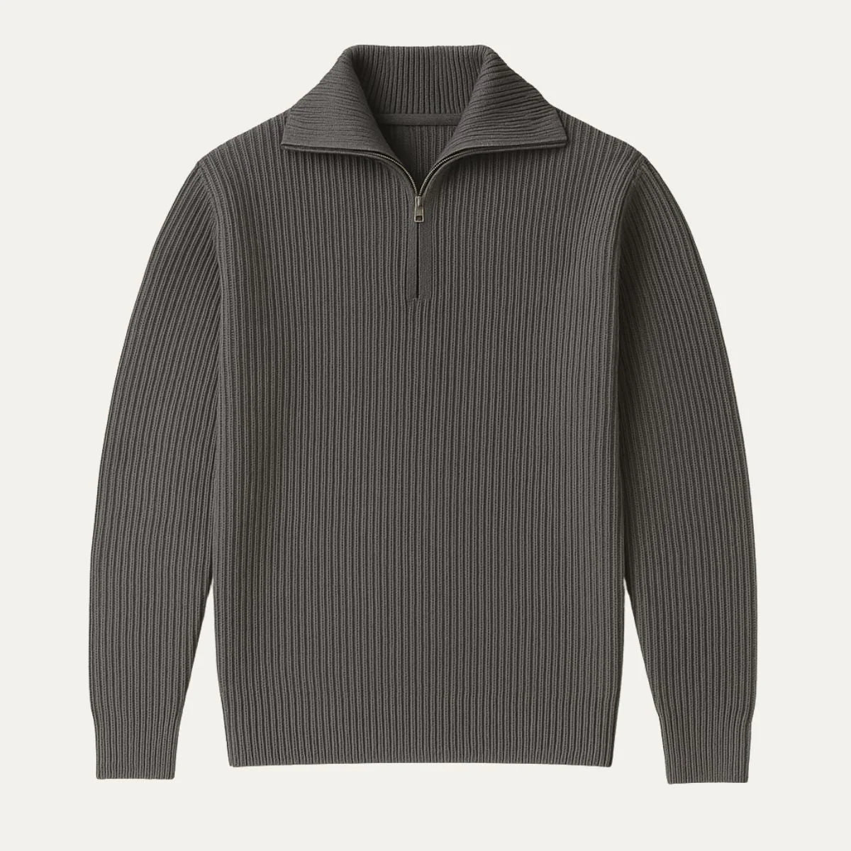 Jago | Men's Merino Wool Sweater Quarter-Zip Premium Soft Warm Refined Smart Casual Everyday Layering Autumn Winter Knitwear Cosy