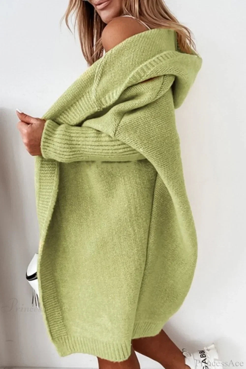 Karina | Women's Cardigan Colour Block Knit Lapel Collar Mid-Length Slim Fit Soft Cosy Layering Chic Casual Everyday Autumn Winter