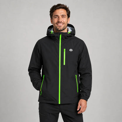 Louie | Men's Rain Jacket Hooded Lightweight Shell Waterproof Windproof Packable Functional Casual Everyday Outdoor Autumn Winter