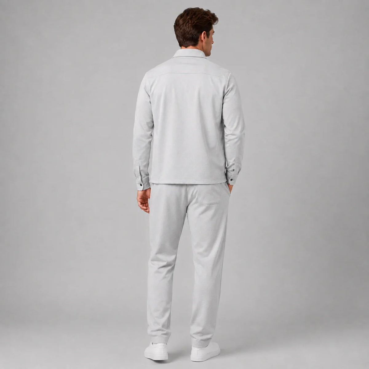 Lionel | Men's Co-ord Set Overshirt Trousers Two-Piece Coordinated Structured Casual Smart Casual Everyday Layering Autumn