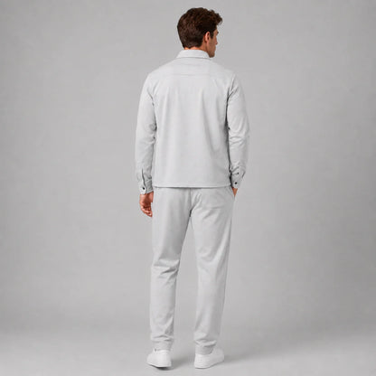 Lionel | Men's Co-ord Set Overshirt Trousers Two-Piece Coordinated Structured Casual Smart Casual Everyday Layering Autumn